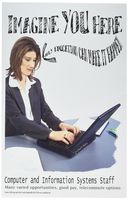 Poster #258 Computers, Technology Career Education, Voc Ed Posters: Imagine You Here Series