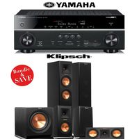 Klipsch RP-250F 5.1 Reference Premiere Home Theater System with Yamaha RX-V781BL 7.2-Channel Network A/V Receiver