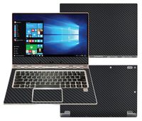 Decalrus - Protective Decal for Lenovo Yoga 910 (14" Screen) Laptop Black Carbon Fiber Skin Skins Decal for case Cover wrap CFlenovoYoga910Black