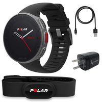 Polar Vantage V Pro Multisport GPS Watch Wearable4U Wall Charging Adapter Bundle