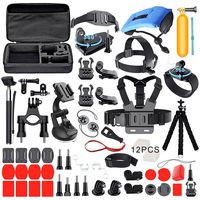 Deyard Accessories Kit Set for GoPro Hero 8 Hero 7 Hero HD(2018) Hero 6 Hero 5 Hero 4/3 Hero Session Hero 7 Black Hero 5 Black Fit AKASO DJI Osmo Campark Xiaomi Crosstour Apeman Action Camera