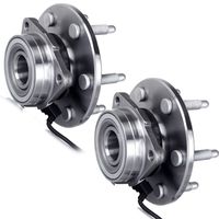 OCPTY Both(2) Front Driver Passenger Side Wheel Hub and Bearing Assemblies Replacement fit for 4x4 Models Only, Escalade, Express, Savana, Sierra 515036 X 2