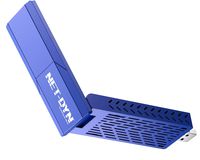 NET-DYN AC1900 USB Wireless WiFi Adapter with Base, Dual Band, 5GHz and 2.4GHZ, Super Strength So You Can Say Bye to Buffering, for PC or Mac, for Desktop or Laptop