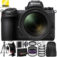Nikon Z7 Mirrorless Digital Camera with 24-70mm Lens with 14 PC Bundle+Professional Backpack +75" Full-Size Tripod+Soft Flash Diffuser+Variable Neutral Density Filter and More