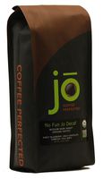 NO FUN JO DECAF: 12 oz, Organic Decaf Ground Coffee, Swiss Water Process, Fair Trade Certified, Medium Dark Roast, 100% Arabica Coffee, USDA Certified Organic, NON-GMO, Chemical Free Gluten Free Decaf