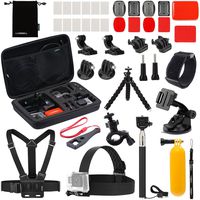 Luxebell Accessories Kit for AKASO EK5000 EK7000 4K WiFi Action Camera Gopro Hero 8 7 6 5/Session 5/Hero 4/3+/3/2/1 ... (22-in-1)