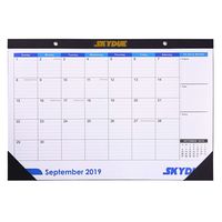 SKYDUE Desk Calendar 2020 16.5x11.5 Large Wall Calendar Planner Monthly Desk Pad Calendar for Home Office
