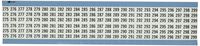 Brady WM-275-299-PK Repositionable Vinyl Cloth (B-500), Black on White, Consecutive Numbers Wire Marker Card (25 Cards)