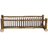 Oriental Furniture Japanese Bamboo Horizontal CD/DVD Rack