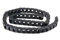 1m Black Plastic Drag Chain Cable Carrier for CNC Router Mill (10mm x 15mm)
