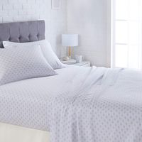 AmazonBasics Lightweight Super Soft Easy Care Microfiber Sheet Set with 16" Deep Pockets - Queen, Taupe Diamond