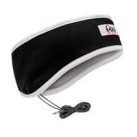 CozyPhones Sleep Headphones & Travel Bag, Lycra Cool Mesh Lining and Ultra Thin Speakers. Perfect for Sleeping, Sports, Air Travel, Meditation and Relaxation - White