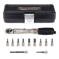 Venzo 1/4 Inch Drive Click Torque Wrench Set Ð 2 to 22 Nm Ð Bicycle Maintenance Kit for Road & Mountain Bikes, Motorcycle Multitool - Includes Allen & Torx Sockets, 4mm 5mm Extension Bar & Storage