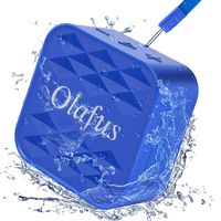 Olafus IPX7 Waterproof Portable Bluetooth 5.0 Wireless Speaker, 12-Hour Playtime with HD Sound and Bass, Microphone, Durable for Beach, Travel, Camping, Pool, Shower, Outdoors Party