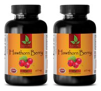 Metabolism Diet - Hawthorn Berry 665MG - Hawthorn Extract Now - 2 Bottles (240 Capsules)