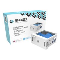 Swidget Power Out Light + Z-Wave Control Insert - Works with the Swidget Outlet to provide emergency lighting in a power outage and control your smart outlet with a Z-Wave hub,SmartThings, Wink, Vera