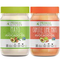 Primal Kitchen Avocado Oil Mayo Variety Pack- Includes 1 Original and 1 Chipotle Lime, Gluten and Dairy Free, Whole 30 and Paleo Approved (12 oz) - Two Pack