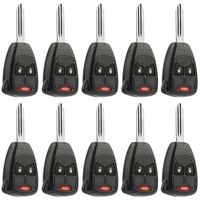 Car Key Fob Keyless Entry Remote fits Chrysler, Dodge, Jeep, Mitsubishi (OHT692427AA 3-btn), Bulk Lot of 10