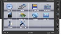 Farenheit TID-700NR Single DIN DVD Audio/Video Receiver with Oversize 7-Inch Touchscreen Detachable LCD Monitor