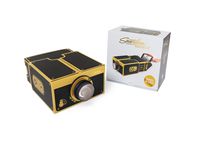 Smartphone Projector 2.0, Portable Phone Projector, Gold - Luckies of London