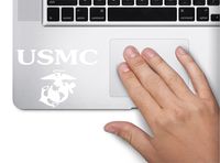 USMC Symbol United States Marine Corps Armed Force Decal Funny Laptop Skin Macbook Trackpad Keypad Sticker Window