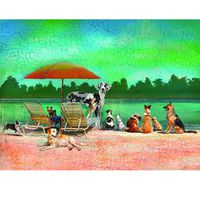 Wellspring 500pc Puzzle - Dog Day at the Beach (6812)