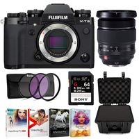 Fujifilm X-T3 Digital Camera w/XF 16-55mm f/2.8 R LM WR Lens Video Accessory Bundle + G Series 64GB Card