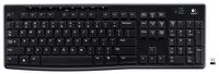 Logitech Wireless Keyboard K270 with Long-Range Wireless (Certified Refurbished)
