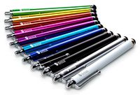 Fenix - Pack of Eleven Rainbow Universal Stylus Pen with Soft Rubber Tip for iPhone 4/5/5c/6/6+, iPad/iPad Air/iPad Mini, Samsung Galaxy S4/S5/S6/Edge, Kindle Fire, Surface Pro and Much More