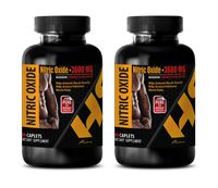 Muscle Booster Supplement - Nitric Oxide 3600 MG - Maximum Strength & Recovery - Nitric Oxide Formula - 2 Bottles 180 Caplets