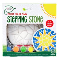 Creative Roots Paint Your Own Mosaic Sun Stepping Stone by Horizon Group USA