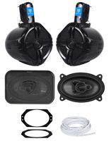 Overhead Soundbar Rollbar+Front Speaker Upgrade For 2003-2006 JEEP WRANGLER TJ