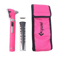 Compact Mini Pocket Size Fiber Optic Otoscope (Pink)