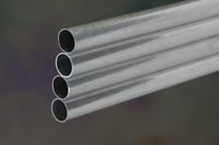 K&S Precision Metals 9315 Round Aluminum Tube, 3/8" OD x 0.035" Wall Thickness x 36" Length, 4 pc, Made in USA