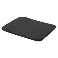 AmazonBasics Drying Mat - 16" x 18" - Black, 3-Pack