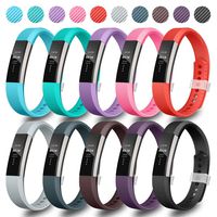 Greeninsync Fitbit Alta Bands, (TM) Class Textured Finish Fitbit Alta Accessory Replacement Bands Small 10 Set W Metal Clasp Unique Design Fatener for Man Women Kids
