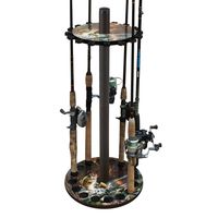 Rush Creek Creations 16 Round Fishing Rod Storage Rack