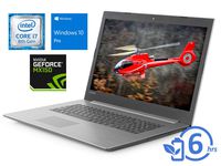 Lenovo Gaming 330 Laptop, 17.3" HD+ Display, Intel Core i7-8550U Upto 4.0GHz, 16GB RAM, 256GB SSD, NVIDIA GeForce MX150, DVDRW, HDMI, Card Reader, Wi-Fi, Bluetooth, Windows 10 Pro