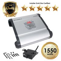 SoundXtreme ST-1550.1 Monoblock Amplifier 1 Ohm Stable 1550 W w/ Remote Level Control