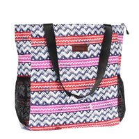 Original Floral Water Resistant Large Tote Bag Shoulder Bag for Gym Beach Travel Daily Bags Upgraded ([Q] Pattern)