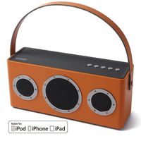 [Apple Airplay Certified]GGMM M4 Wireless Speaker for Music Streaming,Wi-Fi Bluetooth Indoor Outdoor Speaker, Built-in Battery,10-Hour Playtime,Powerful 40W Audio Driver,Enhanced Bass,Multi Room Play