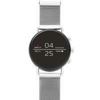 Skagen Connected Falster 2 Stainless Steel Magnetic Mesh Touchscreen Smartwatch, Color: Silver (Model: SKT5102)