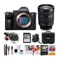 Sony a7 III Full Frame Mirrorless Interchangeable Lens Camera w/FE 24-105mm f/4 G OSS Full-Frame E-Mount Lens Bundle