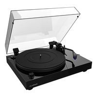Fluance RT84 Reference High Fidelity Vinyl Turntable Record Player with Ortofon 2M Blue Cartridge, Speed Control Motor, Solid Wood Plinth, Vibration Isolation Feet - Piano Black