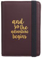 Casmonal Passport Holder Cover Wallet RFID Blocking Leather Card Case Travel Document Organizer (Napa Red Wine)