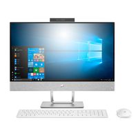HP Pavilion 24-inch All-in-One Computer, Intel Core i7-7700T Quad-Core, 8GB RAM, 1TB Hard Drive, 16GB Intel Optane, Windows 10 (24-x030, White)