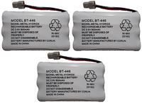 BT446 BT-446 BBTY0503001 BT-1004 BT-1005 GE-TL26402 BT-504 CPH-488B Rechargeable Cordless Telephone Battery DC 3.6V 800mAh Manufactured by Corun for Uniden