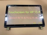 New Replacement 15.6" Touch Screen Digitizer Glass + Plastic Bezel Frame + Touchscreen Control Board Fit HP Beats Special Edition 15-P030NR