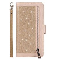 Galaxy S8 Plus Case, CUSKING PU Wallet Case, PU Leather and TPU Cover with Flexible Kickstand Function and Magnetic Closure for Samsung Galaxy S8 Plus, Gold
