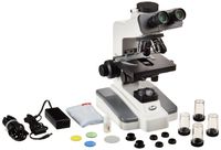 Motic 1100100500333 Series B1-223 ASC Trinocular Compound Microscope, WF10x Eyepieces, ASC High-Contrast Objectives, 40x-1000x Magnification, Brightfield, Halogen Illumination, Abbe Condenser with Iris Diaphragm, Mechanical Stage, 110V